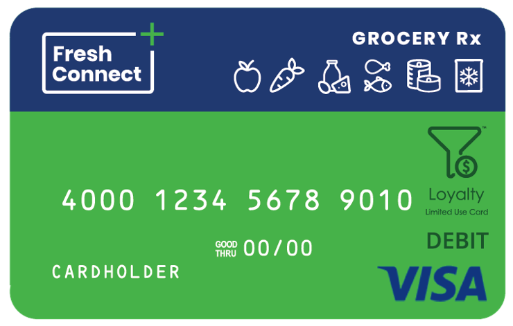 Fresh Connect Grocery Rx Visa card